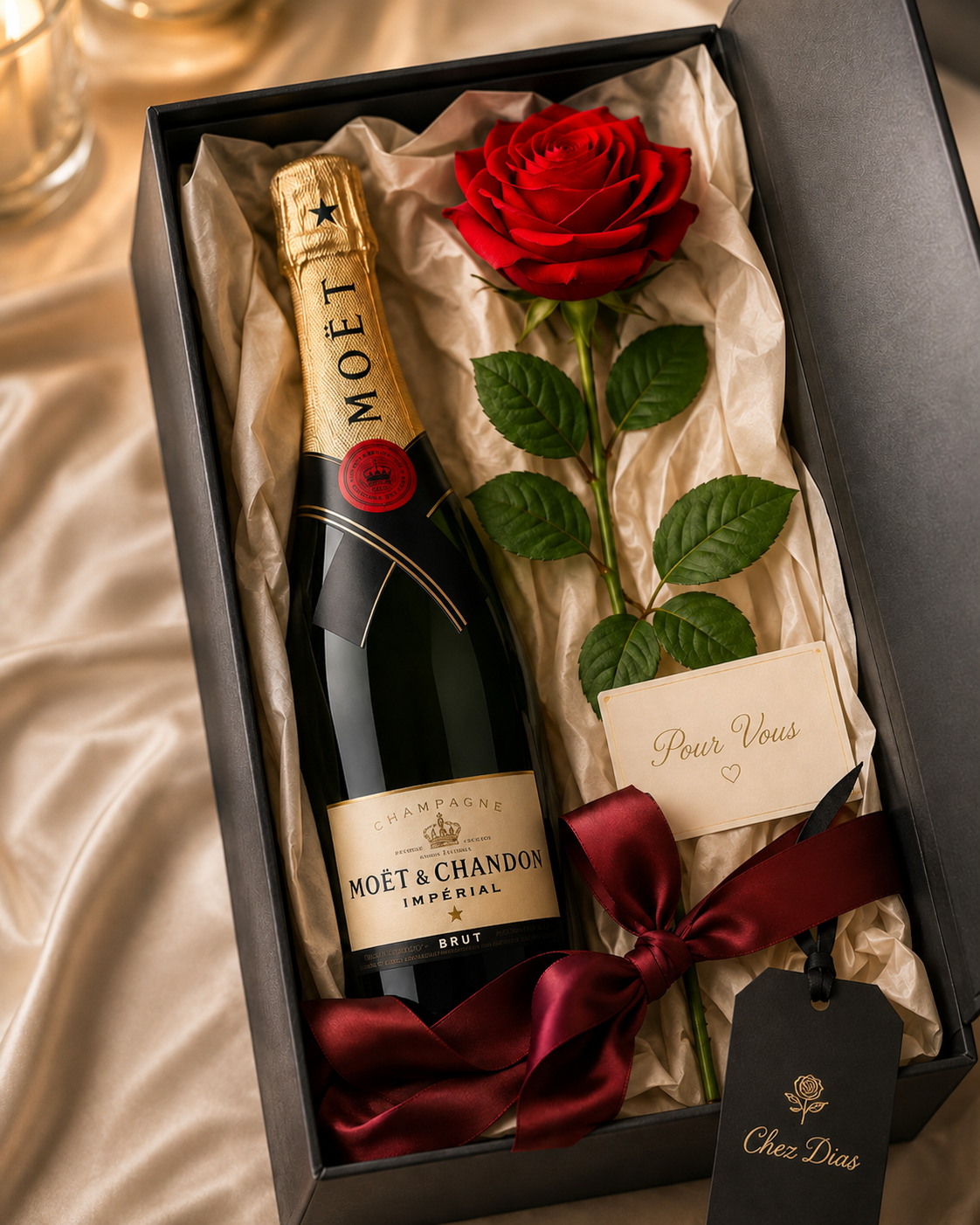 Pack Moët & Rose – Élégance Romantique
