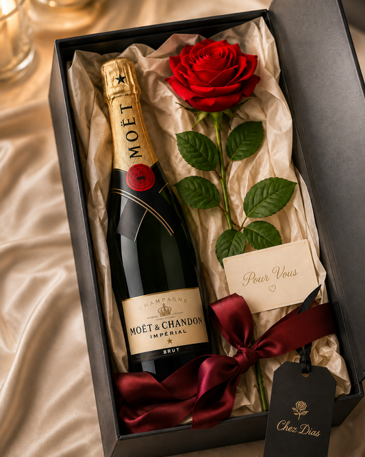Pack Moët & Rose – Élégance Romantique